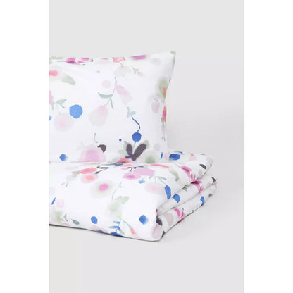 White-Pink-Blue - Lifestyle - Debenhams Fleurette Floral Duvet Cover Set