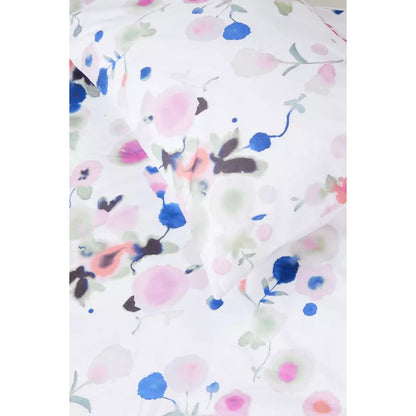 White-Pink-Blue - Pack Shot - Debenhams Fleurette Floral Duvet Cover Set