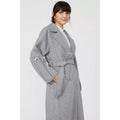 Grey - Lifestyle - Principles Womens-Ladies Herringbone Coat