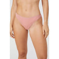 Pink - Back - Debenhams Womens-Ladies Cotton Supersoft Thong (Pack of 5)