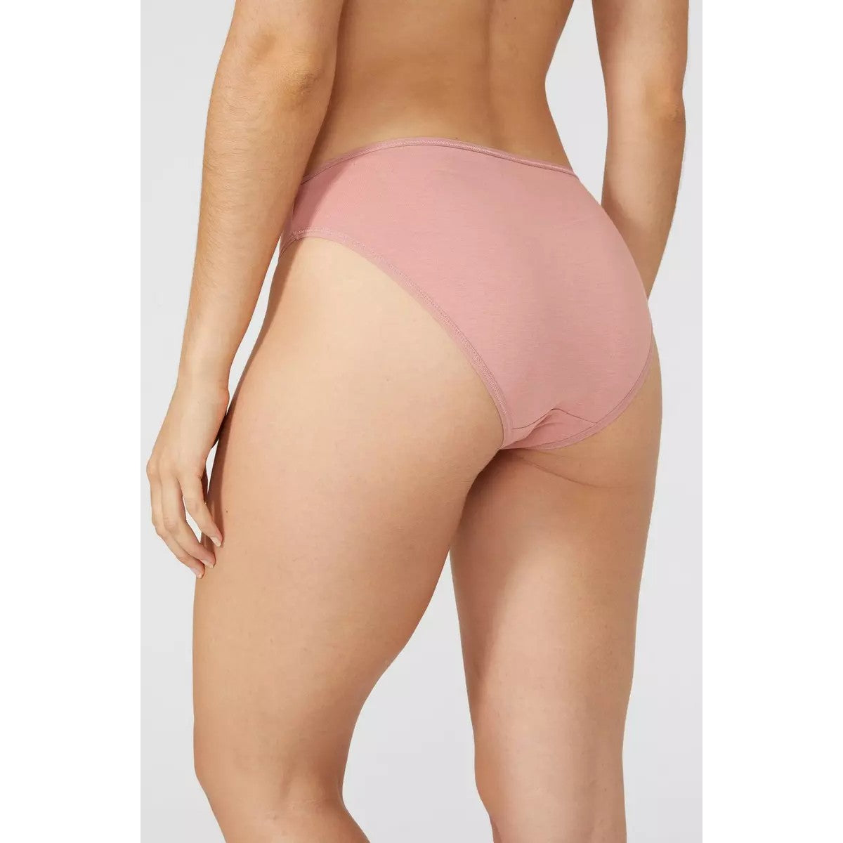 Pink - Side - Debenhams Womens-Ladies Cotton High Leg Briefs (Pack of 5)