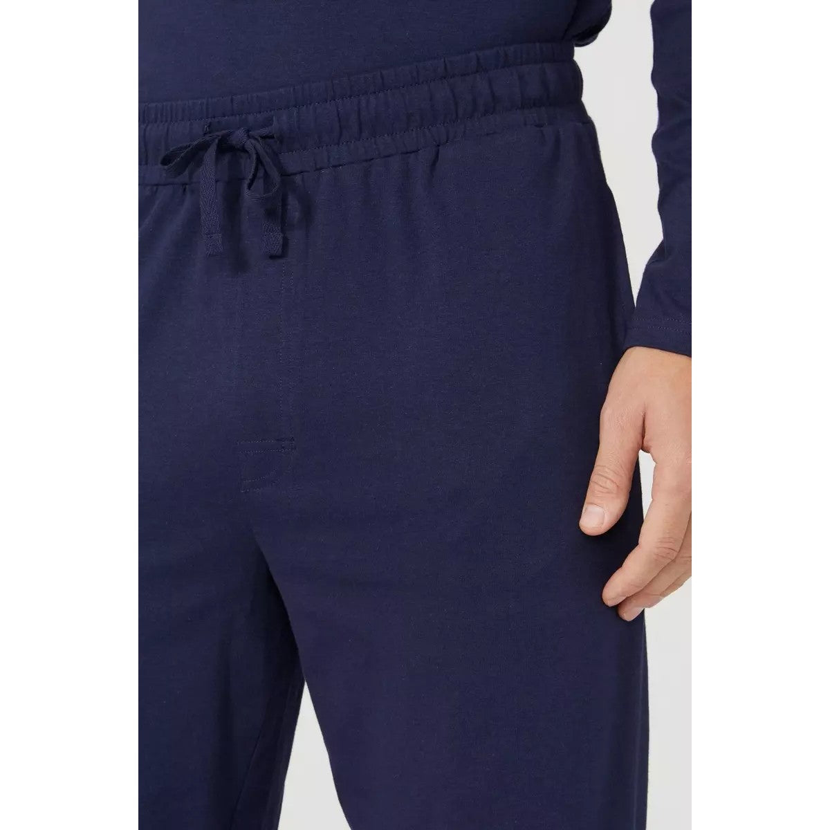 Navy - Lifestyle - Debenhams Mens Plain Pocket Long-Sleeved T-Shirt