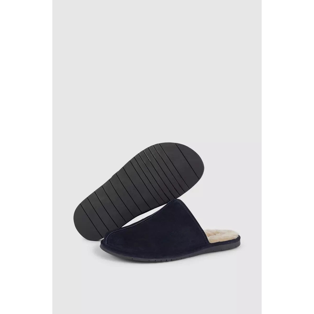 Navy - Lifestyle - Debenhams Mens Suede Slippers