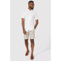White - Pack Shot - Maine Mens Arrow Oxford Short-Sleeved Shirt