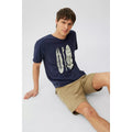 Natural - Lifestyle - Mantaray Mens Slub Textured Cargo Shorts