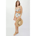 White - Pack Shot - Debenhams Womens-Ladies Floral Underwired Bikini Top