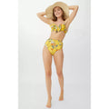 Yellow - Lifestyle - Debenhams Womens-Ladies Floral Underwired Bikini Top