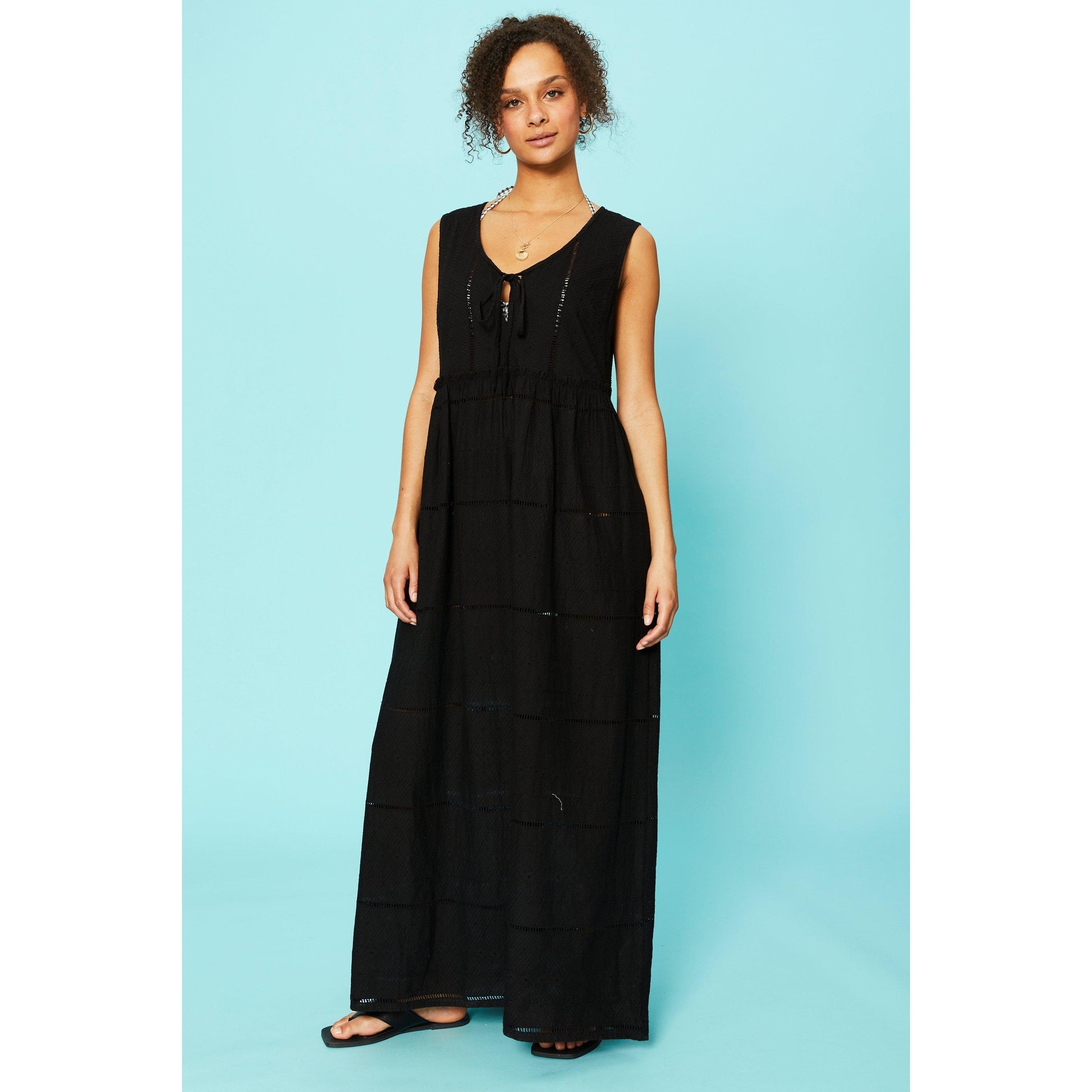 Debenhams Womens/Ladies Broderie Maxi Dress – Universal Textiles