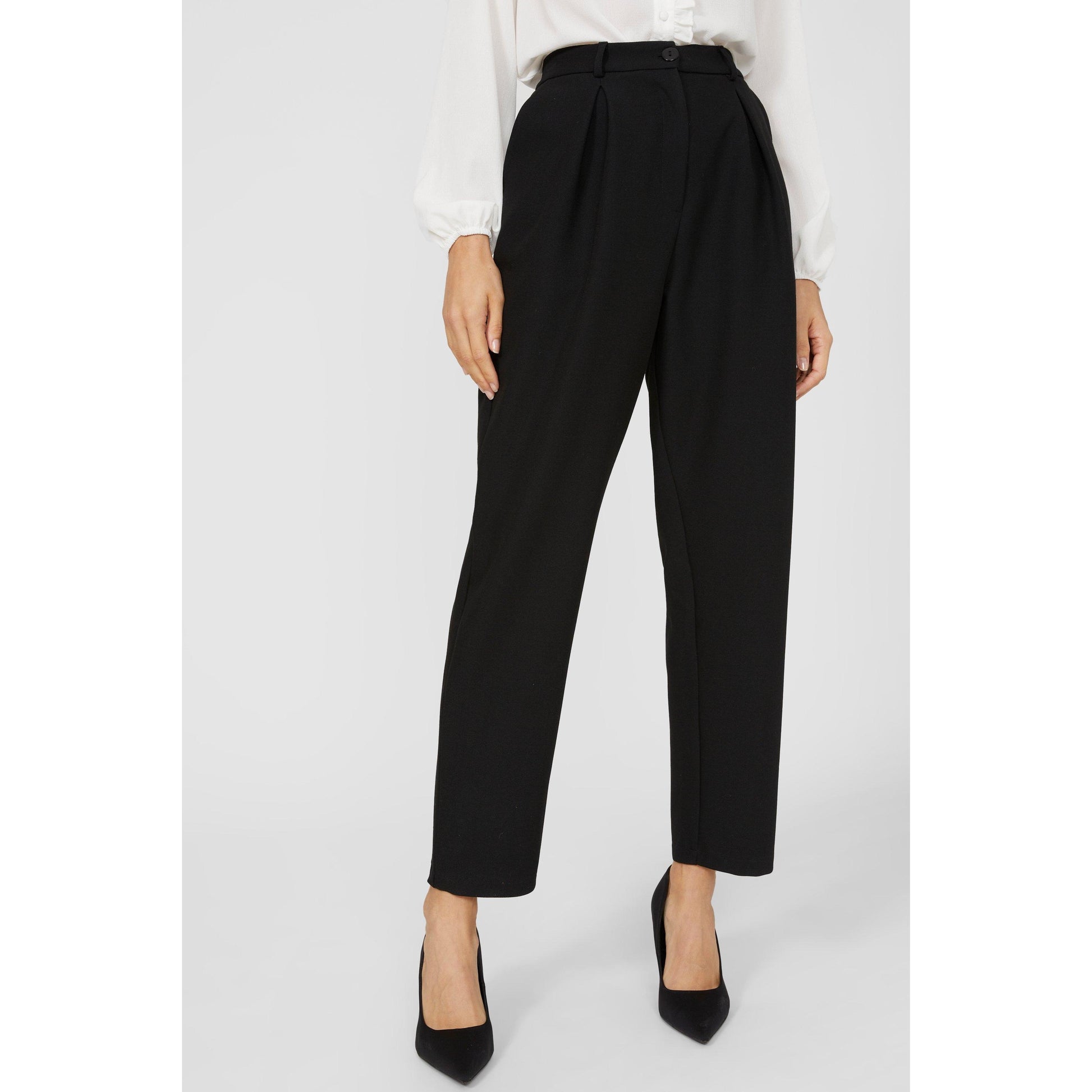 Black - Front - Principles Womens-Ladies Pleated Trousers