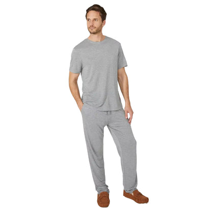 Light Grey - Lifestyle - Debenhams Mens Soft Touch Short-Sleeved T-Shirt