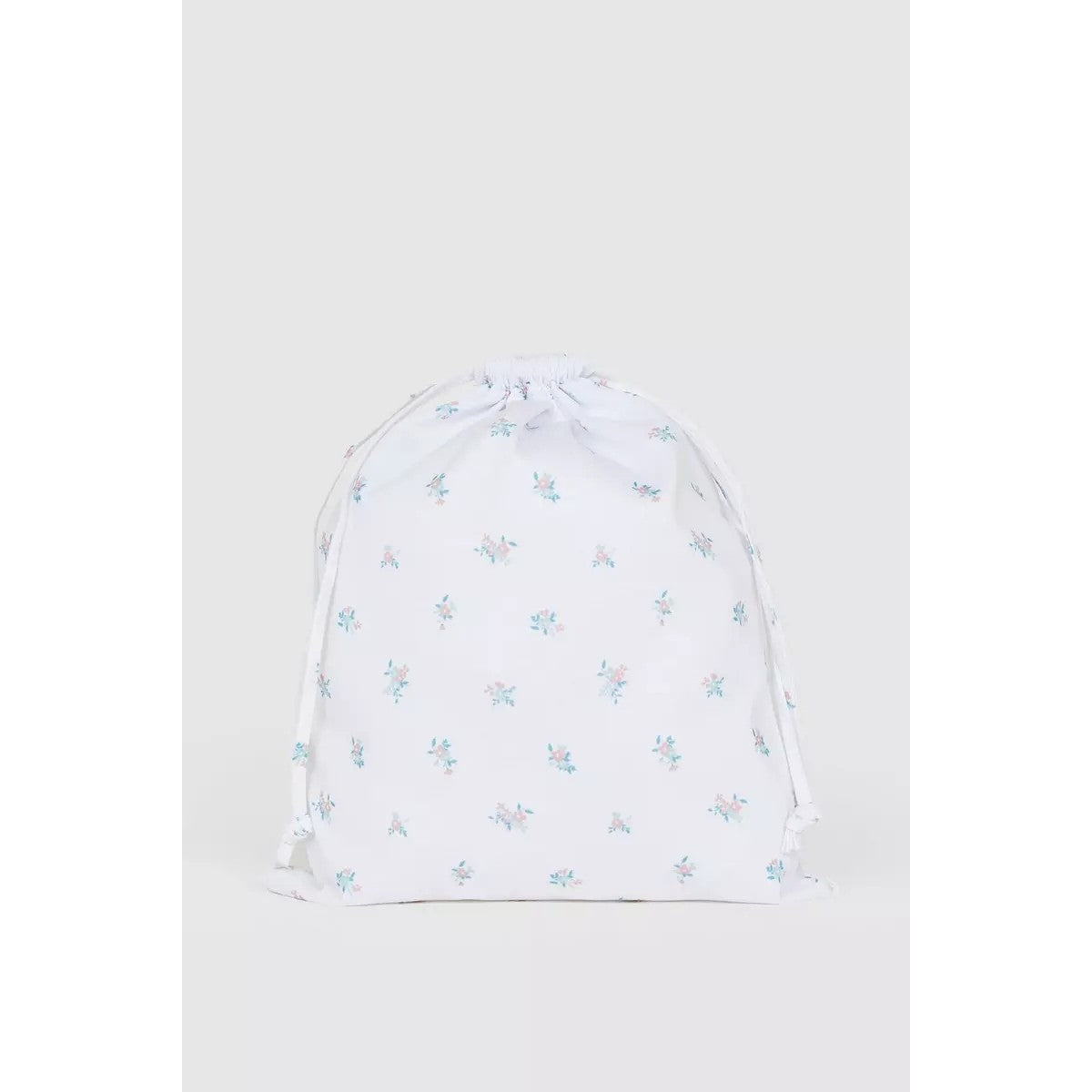 White - Side - Debenhams Womens-Ladies Floral Slippers Set