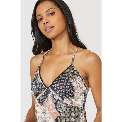 White-Black-Baby Pink - Side - Debenhams Womens-Ladies Bohemia Lace Detail Nightie