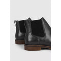 Black - Lifestyle - Mantaray Mens Heritage Leather Chelsea Boots