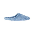 Mid Blue - Front - Debenhams Womens-Ladies Spotted Slippers