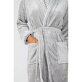 Grey - Lifestyle - Debenhams Womens-Ladies Fleece Shawl Collar Robe
