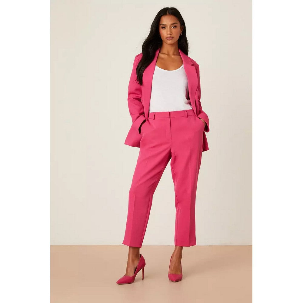 Fuchsia - Lifestyle - Dorothy Perkins Womens-Ladies Plain Petite Ankle Grazer Trousers
