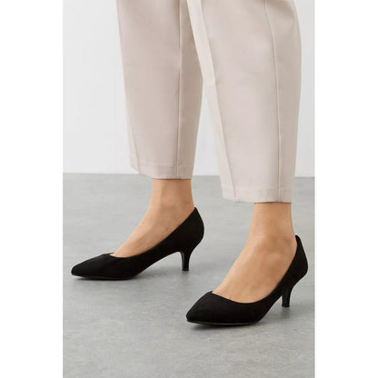 Natural Black - Lifestyle - Dorothy Perkins Womens-Ladies Dora Low Heel Court Shoes