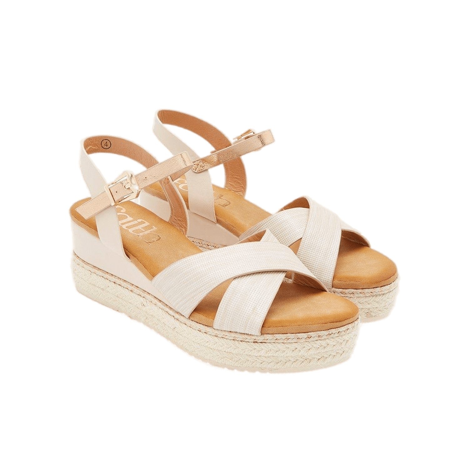 Blush - Front - Faith Womens-Ladies Brenna Wedges