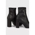 Black - Back - Dorothy Perkins Womens-Ladies Alara Sock Ankle Boots