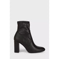 Black - Side - Dorothy Perkins Womens-Ladies Alara Sock Ankle Boots