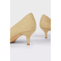 Taupe - Back - Dorothy Perkins Womens-Ladies Dove Wide Kitten Heel Court Shoes