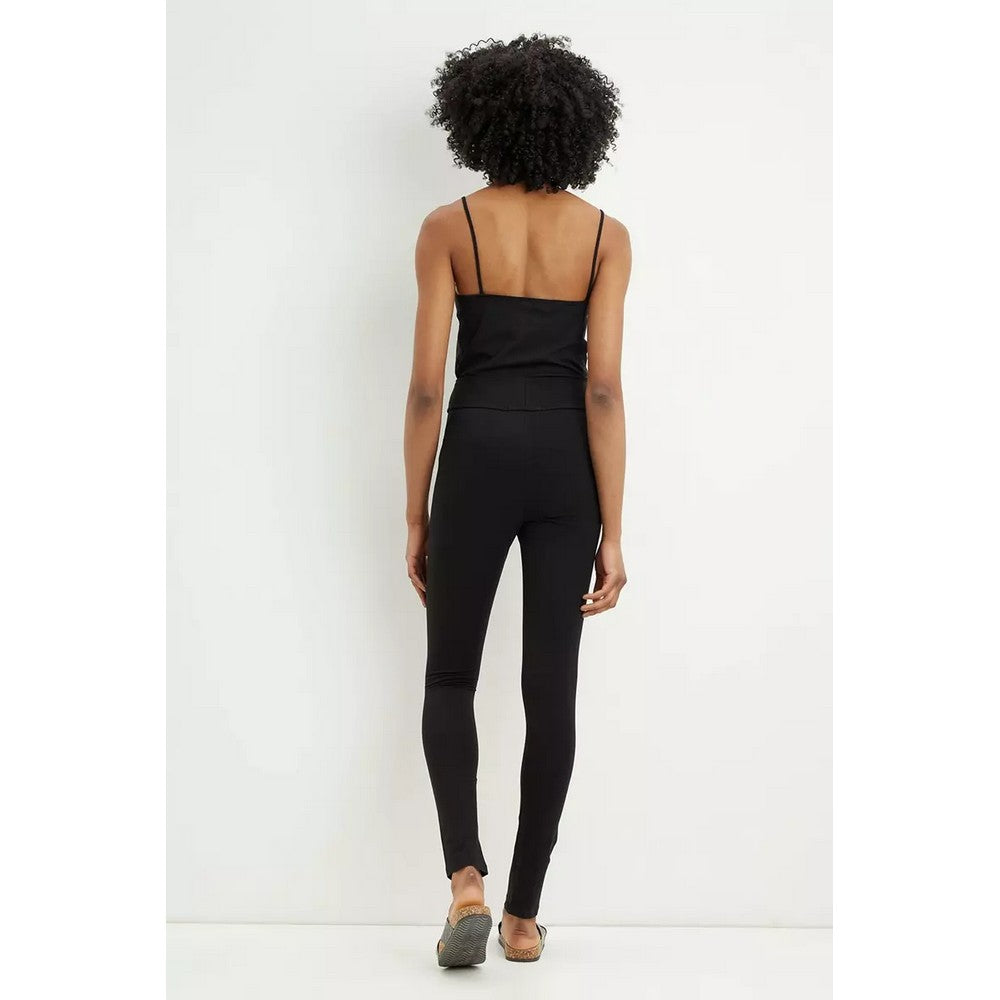 Black - Back - Dorothy Perkins Womens-Ladies Tall Leggings (Pack of 2)