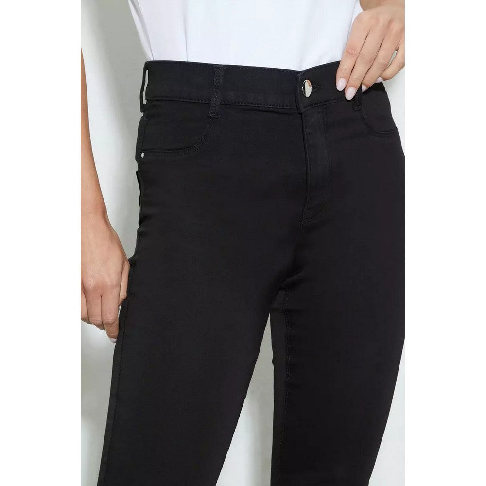 Black - Side - Dorothy Perkins Womens-Ladies Frankie Petite Skinny Jeans