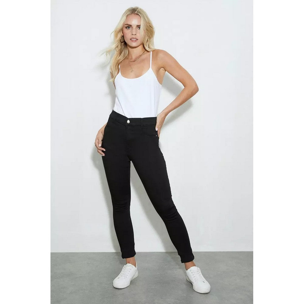 Black - Lifestyle - Dorothy Perkins Womens-Ladies Frankie Petite Skinny Jeans