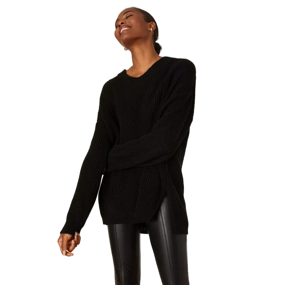 Black - Front - Dorothy Perkins Womens-Ladies V Neck Tall Jumper