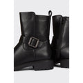 Black - Back - Dorothy Perkins Womens-Ladies Milana Biker Boots