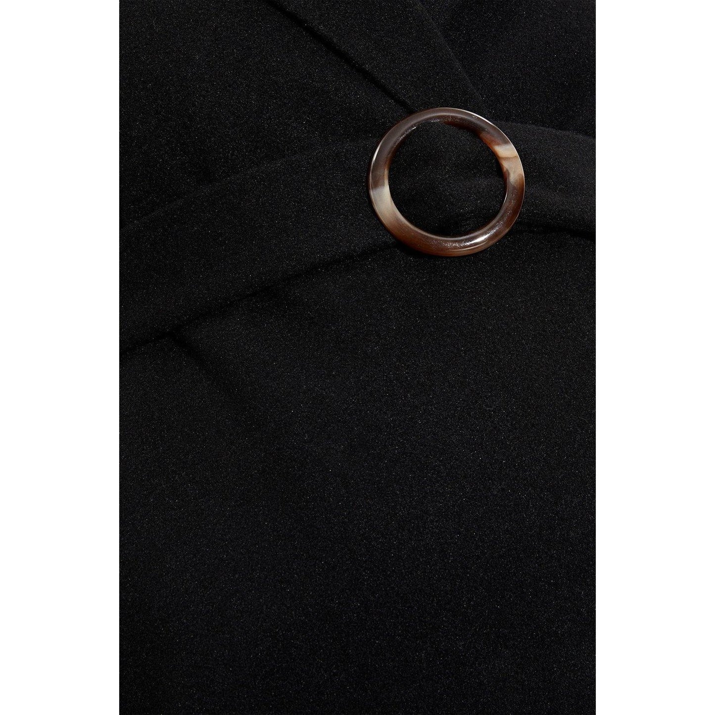 Black - Lifestyle - Dorothy Perkins Womens-Ladies Buckle Detail Maternity Coat