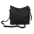 Black-White - Front - Eastern Counties Leather Womens-Ladies Yvie Handbag