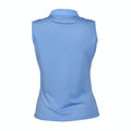 Sky Blue - Back - Aubrion Womens-Ladies Harrow Sleeveless Polo Shirt