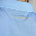 Sky Blue - Close up - Aubrion Womens-Ladies Harrow Sleeveless Polo Shirt