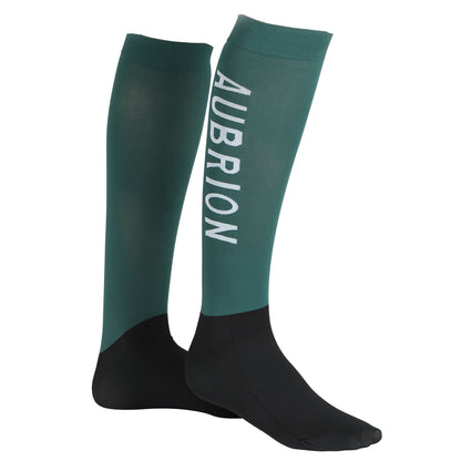 Green - Front - Aubrion Abbey Boot Socks