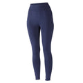 Navy - Front - Aubrion Womens-Ladies Hudson Horse Riding Tights