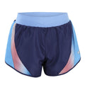 Blue-Pink - Front - Aubrion Womens-Ladies Belgrave Ombre Shorts