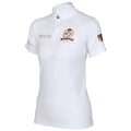 White - Side - Aubrion Womens-Ladies Team Short-Sleeved Base Layer Top