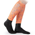 Orange - Front - Aubrion Childrens-Kids Spotted Boot Socks