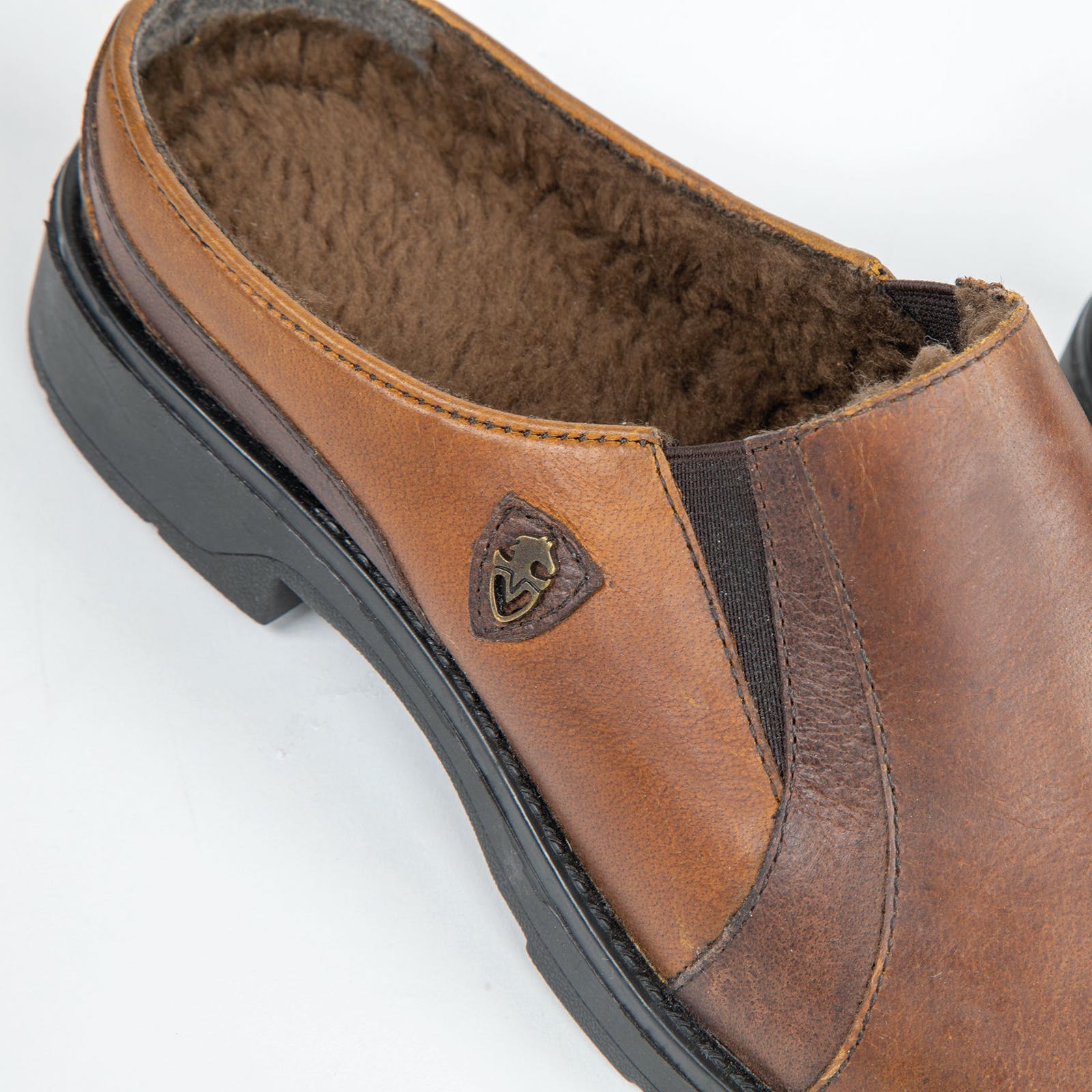 Brown - Back - Moretta Womens-Ladies Donna Clogs
