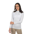 White - Front - Aubrion Womens-Ladies Newbury Thermal Top