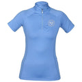 Sky Blue - Front - Aubrion Womens-Ladies Highgate Short-Sleeved Thermal Top