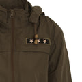 Khaki - Back - Brave Soul Womens-Ladies Zip Up Plus Sized Jacket