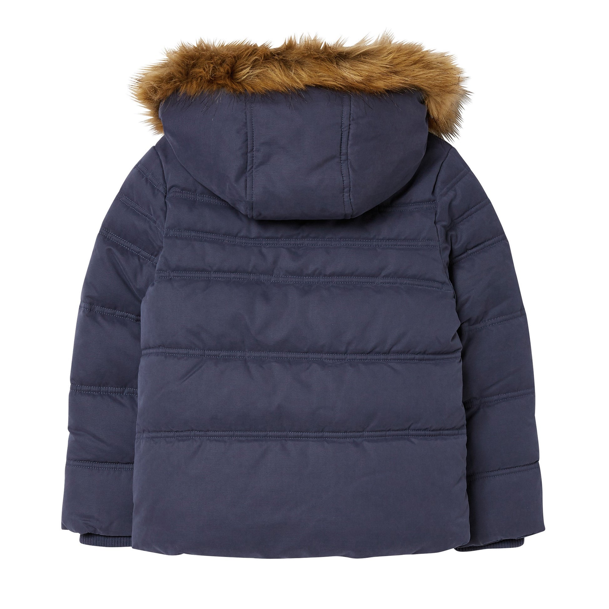 Navy - Back - FatFace Childrens Girls Ella Coat