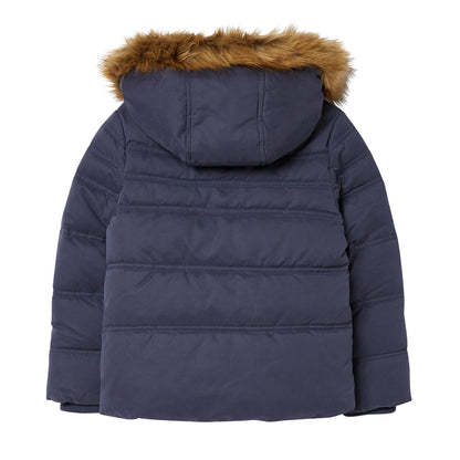 Navy - Back - FatFace Childrens Girls Ella Coat