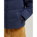 Navy - Pack Shot - FatFace Childrens Girls Ella Coat