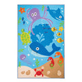 Blue - Front - Flair Rugs Childrens-Kids Under The Sea Bedroom Rug
