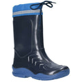 Blue - Front - Mirak Splash Childrens Warmlined Boot - Boys Waterproof Boots