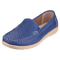 Blue - Lifestyle - Amblers Cherwell Ladies Shoe - Womens Shoes