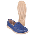 Blue - Pack Shot - Amblers Cherwell Ladies Shoe - Womens Shoes